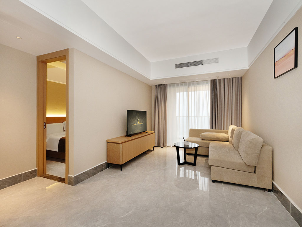 Business Suite living area at JD Polman Hotel